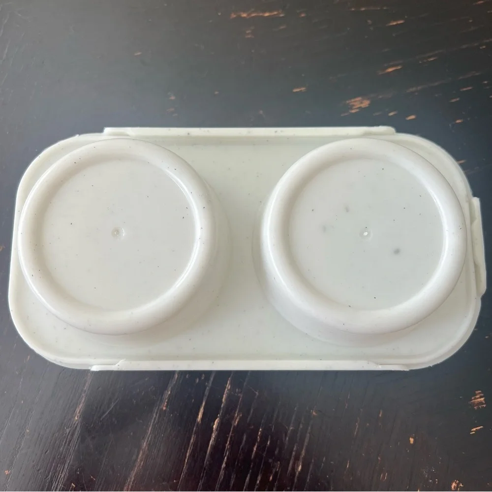 White Speckled Food Storage Container